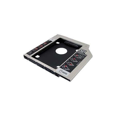 Case Adaptador P/ Segundo Hd e Ssd Sata p/ Not Univ 12.7mm HDCA-S127