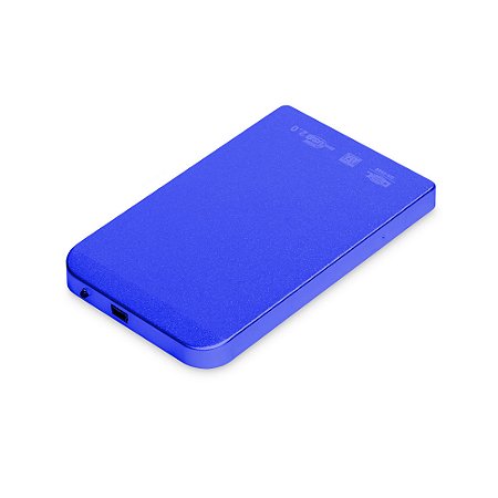 Case p/ HD e SSD 2.5'' USB 2.0 SATA Azul Dex - DX-2520