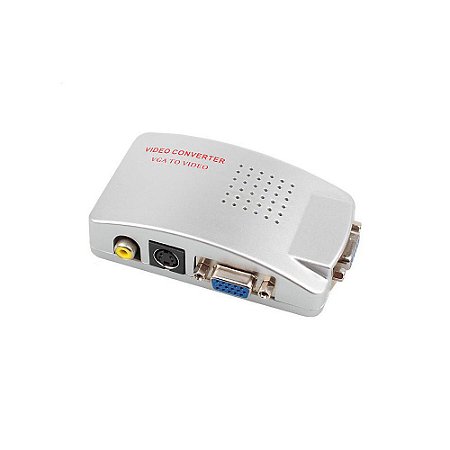 Conversor Vga Para Rca E S-vídeo Ideal P/ Pc Notebook Tv etc XT-5555