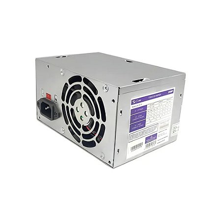 Fonte 230W Duex 24 Pinos Box Com Cabo de Forca - DX230SEBC