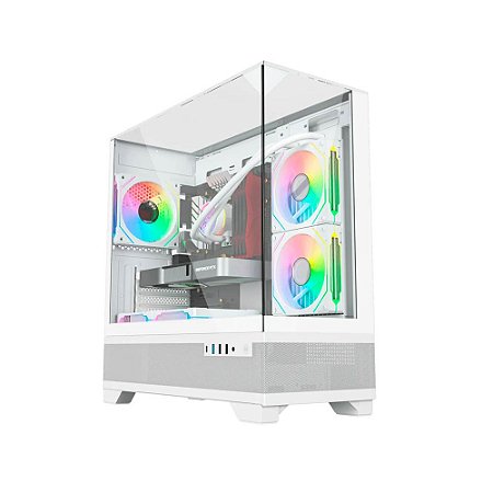 Gabinete Gamer Liketec Mahal Snow Mid Tower White - 2094