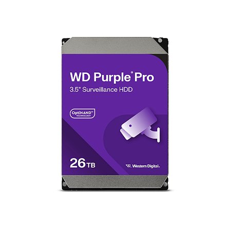 HD 26TB SATA Western Digital Purple Pro Surveillance - WD260PURP