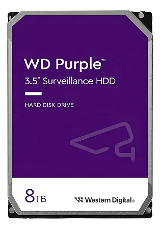 HD 8TB SATA III Western Digital Ultra Purple Surveillance .