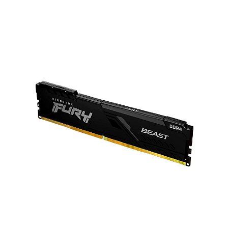 Memória Kingston 8GB DDR4 3200Mhz Fury Beast CL16, Preto  KF432C16BB/8
