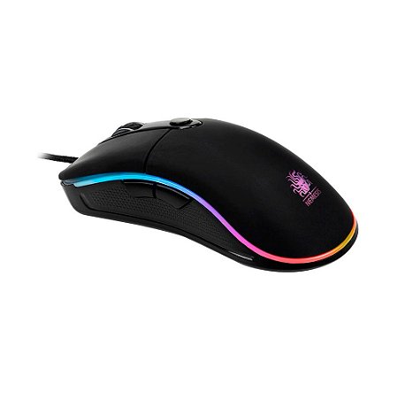 Mouse Gamer Nemesis Black Series, LED, 6 Botões, 4000DPI - 015-0070