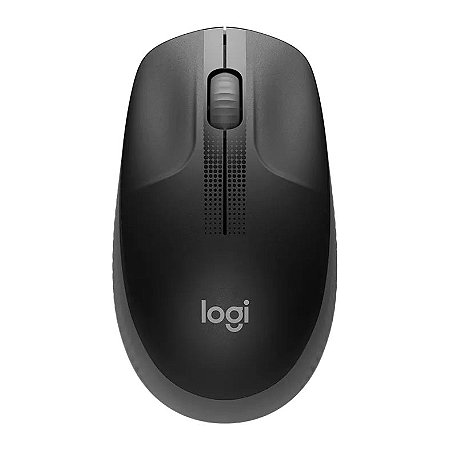 Mouse Sem Fio Logitech M190, Preto e Cinza - 910-005902