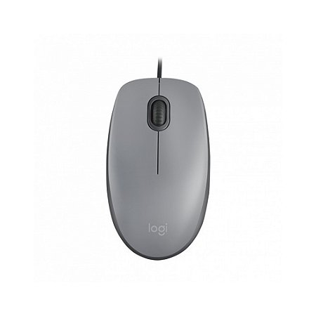 Mouse Usb Logitech M110 com Clique Silencioso Cinza - 910-006757