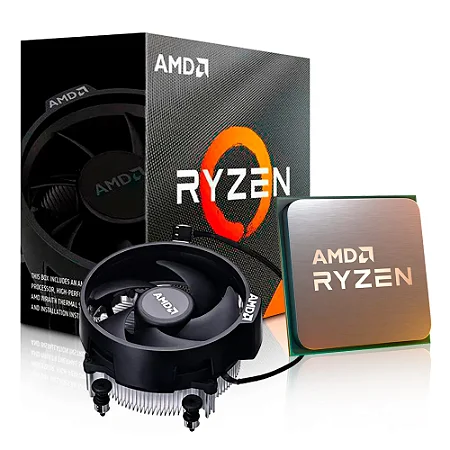 Processador AMD Ryzen 3 4100, Cachê 6MB 4.0GHz, AM4, Sem Video Tray
