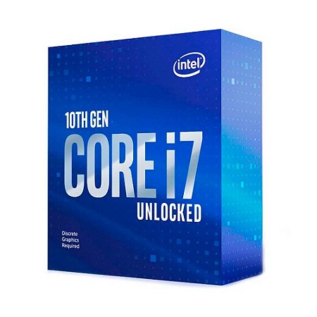 Processador Intel Core I7-10700KF 16MB LGA 1200 - BX8070110700KF *