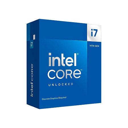 Processador Intel Core I7-14700KF, 14ª Geração LGA 1700 BX8071514700KF