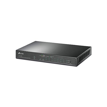 Switch TP-Link 10pt Profissional Gigabit c/8 portas PoE+ TL-SG1210MPE