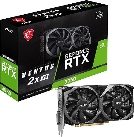VGA GeForce 6GB RTX 3050 VENTUS 2X OC DLSS Ray Tracing 912-V812-060