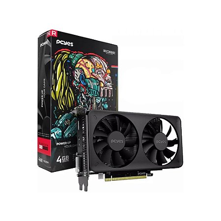 VGA Radeon 4GB RX 550 Pcyes GDDR5 128 BITS DUAL-FAN PVEX5504GBDFBR