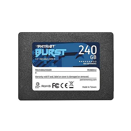 SSD 240GB PATRIOT SATA III PBE240GS25SSDR