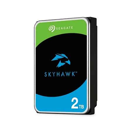 UNIDADE DE DISCO RIGIDO 2TB SEAGATE SKYHAWK SURVEILLANCE 5400RPM 256MB ST2000VX017