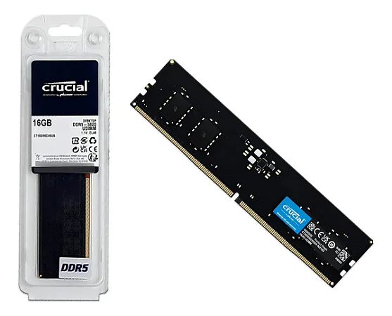 MEMORIA DESKTOP 16GB  DDR5 5600 MHZ  CRUCIAL CL46