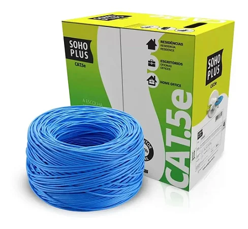 Cabo de Rede Landutti Cat 5 Cmx Caixa Com 305m Azul - Condutti
