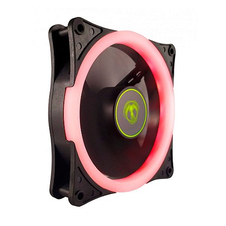 Cooler Fan Para Gabinete T-Dagger 120mm, LED RED, T-TGF200-R