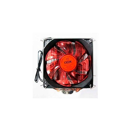 Cooler Gamer Universal Amd e Intel Led Vermelho Dex - DX-9000