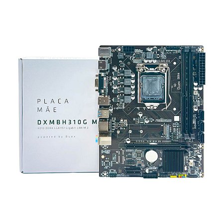 Mother DX H310G M.2 DDR4 Vga/Hdmi LGA 1151 - DXMBH310G M.2