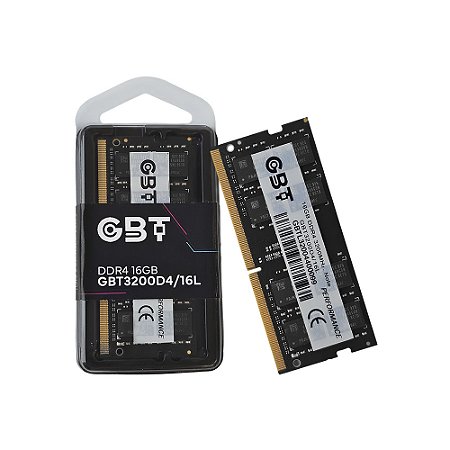 Memória GBT 16GB DDR4 3200Mhz para Notebook - GBT3200D4/16L