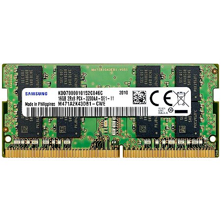 Memória Samsung 16GB DDR4 3200Mhz CL22 - M378A2G43MX3-CWE