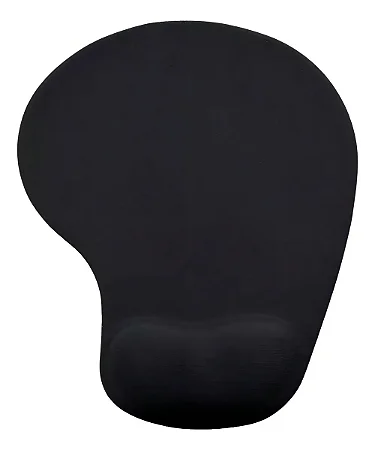 Mousepad Office c/ Apoio Gel Exbom Preto - MP-AU2319A
