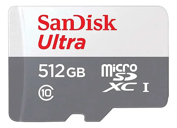 CARTAO MEM MICROSD 512GB SANDISK ULTRA CLASSE