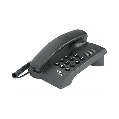 TELEFONE COM FIO PLENO PRETO - STS INTELBRAS