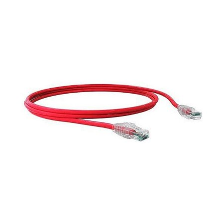 PATCH CORD U/UTP SOHOPLUS CAT.6 CMX 2.5M VERMELHO FURUKAWA