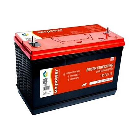 BATERIA ESTACIONÁRIA 12V 115A - 12SPE115 SEC POWER