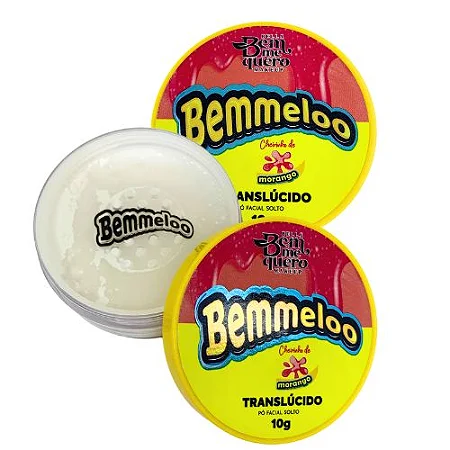 Bemmeloos - Pó Facial Translúcido com Cheiro de Morango