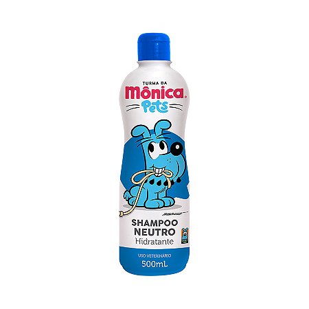 Shampoo Turma da Mônica Pets Neutro Hidratante para Cães e Gatos 500 ml