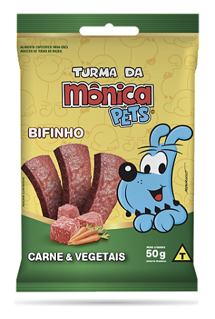 Turma da Mônica Bifinho Carne e Vegetais - 50g