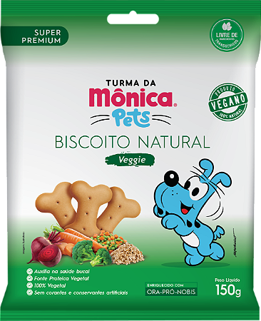 TURMA DA MONICA - BISCOITO VEGGIE 150GR