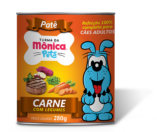 Patê Turma da Mônica - Carne com Legumes 280g