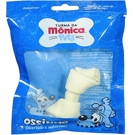 Osso Nó 3-4 turma Da Mônica Pets com 1 Unidade