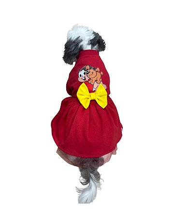 Vestido Pet Boutique Vermelho Turma da Mônica Pets – Tamanho P