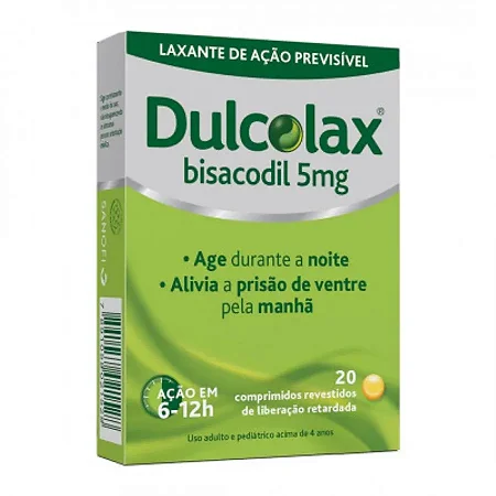 Dulcolax 5mg com 20 Drágeas