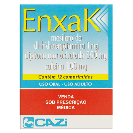 Enxak com 12 Comprimidos