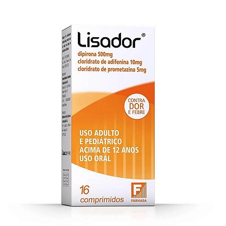 Lisador com 16 Comprimidos