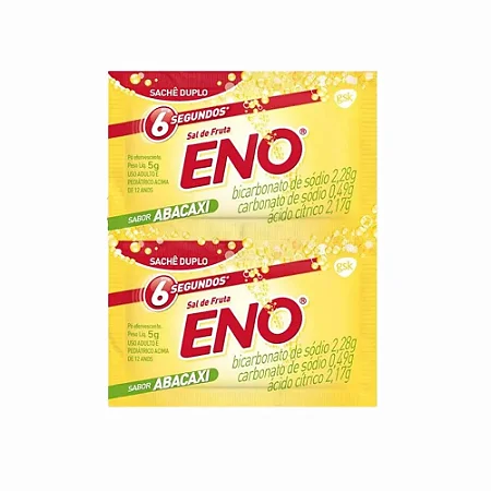 Sal de Fruta Eno Abacaxi 2 Envelopes