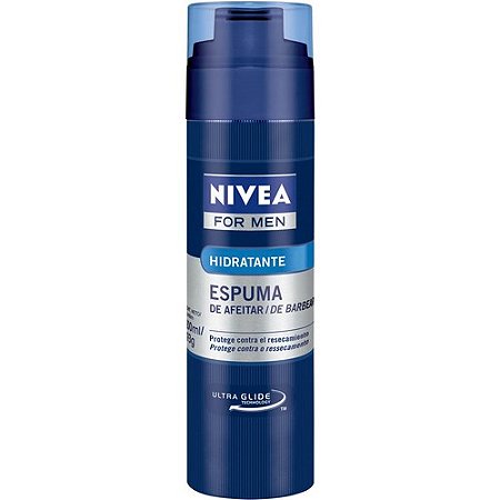 Espuma de Barbear Nivea Men Hidratante 200ml
