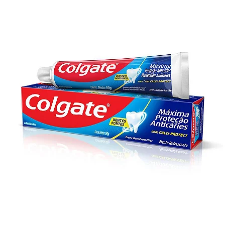Creme Dental Colgate Máxima Proteção Anticáries Menta 90g