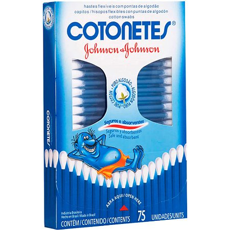 Cotonetes Johnson & Johnson com 75 Unid.