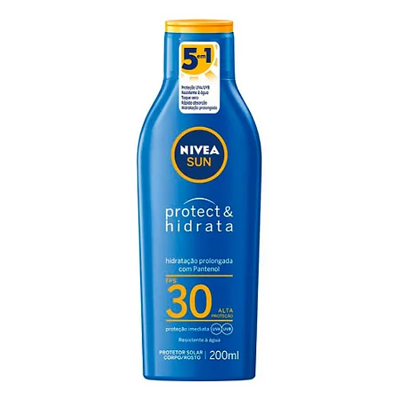 Protetor Solar Nivea Sun FPS 30 Protect & Hidrata 200ml