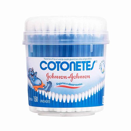 Cotonetes Johnson & Johnson Pote com 150 Unid.