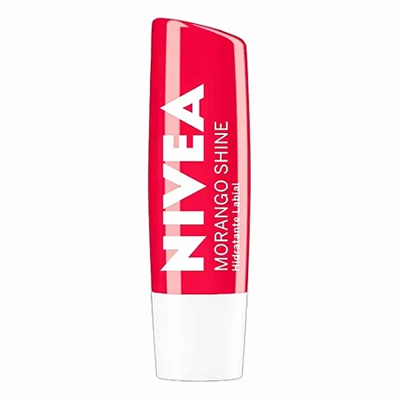 Protetor Labial Nivea Morango Shine 4,8g