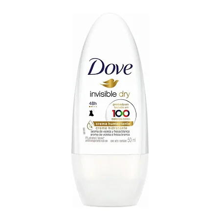 Desodorante Dove Roll-On Invisible Dry 50ml