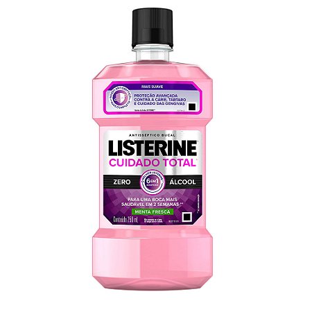 Listerine Cuidado Total Zero Álcool 250ml